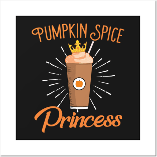 Pumpkin Spice Princess Posters and Art